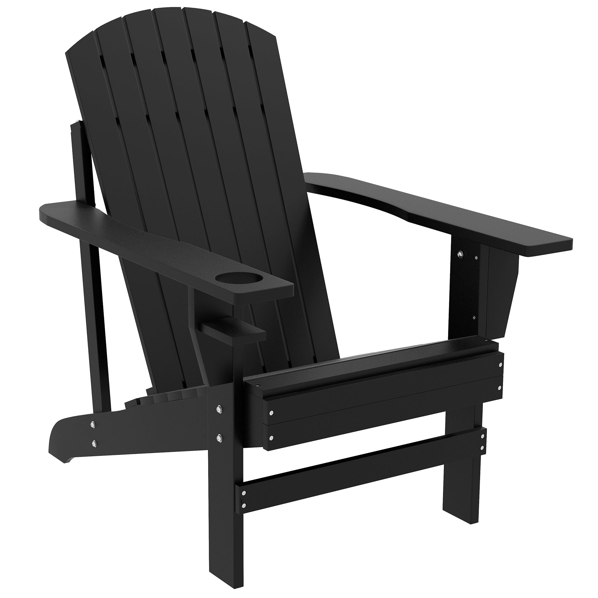 Outsunny Classic Adirondack Muskoka Chairs, Garden Deck Chair with