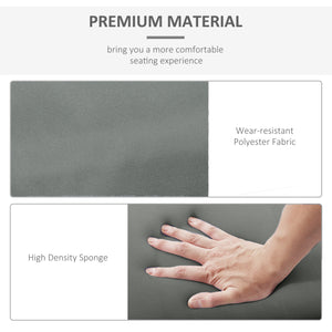 Outdoor Lounge Chair Cushion Set of 2, Non-Slip Chaise Lounge Cushions, Sun Lounger Pads for Indoor Outdoor, 77.2" x 21.7", Dark Grey