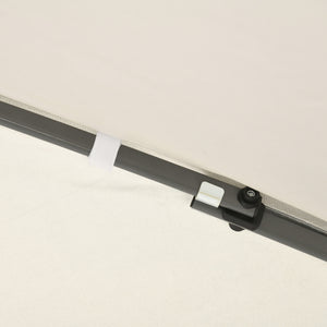 10' x 10' Pop Up Canopy Tent with Netting, Instant Sun Shelter, Tents for Parties, Height Adjustable, with Wheeled Carry Bag and 4 Sand Bags for Outdoor, Garden, Patio, Cream