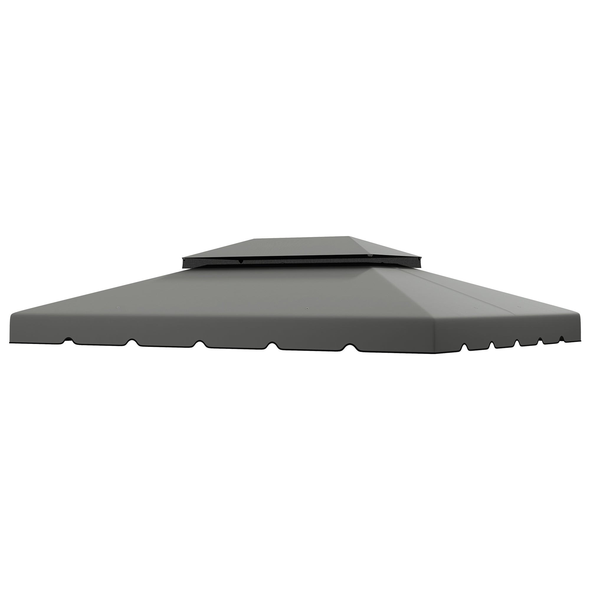 Outsunny 13.1' x 9.8' Gazebo Replacement Canopy, Double Vented