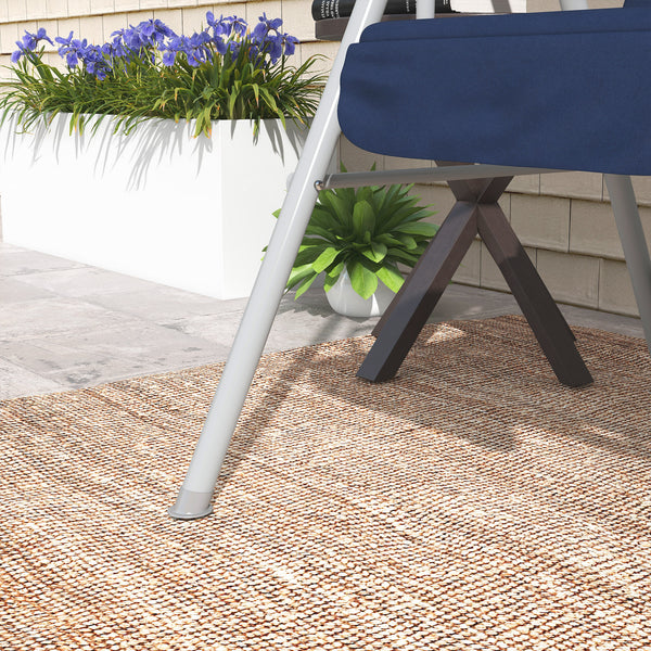 2 Person Porch Swing with Stand, Outdoor Swing with Canopy, Pivot Storage Table, 2 Cup Holders, Cushions for Patio, Backyard, Dark Blue