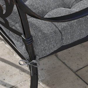 4-Piece Patio Chair Cushions Pillows, 19" x 19" x 4" Patio Cushions Set with Ties for Indoor Outdoor Garden Furniture