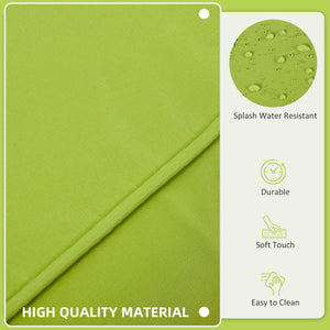 14Pcs Outdoor Cushion Covers, Patio Cushion Covers Replacement for Rattan Sofa Set - No Cushion Included, Light Green