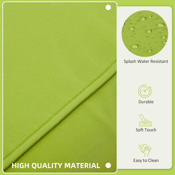 14Pcs Outdoor Cushion Covers, Patio Cushion Covers Replacement for Rattan Sofa Set - No Cushion Included, Light Green