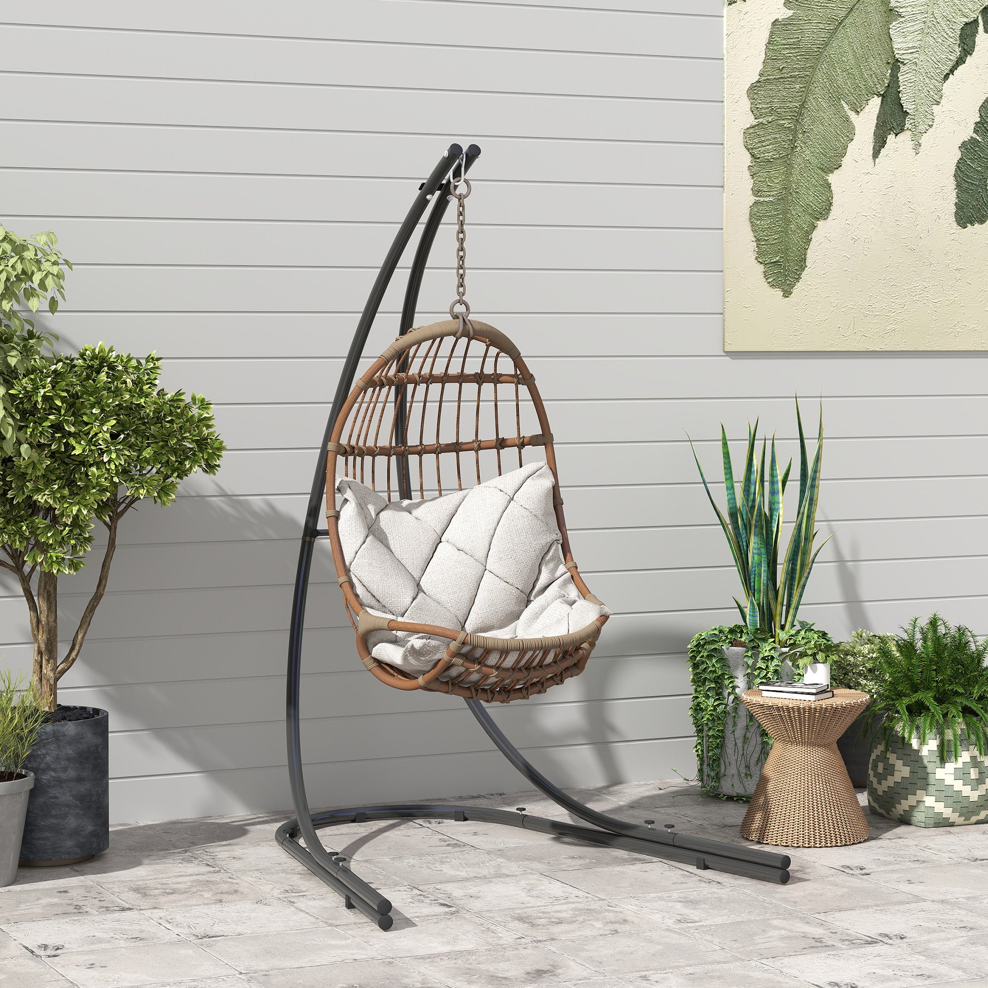 Hammock Chair Stand Only, Hanging Chair Stand with Extra Large