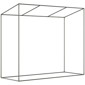 6.6' x 2.5' x 5.5' Walk-in Greenhouse Patio Hot House Plants Flowers Herbs Tomato Grow with Steel Frame Door Window Garden Balcony Patio White