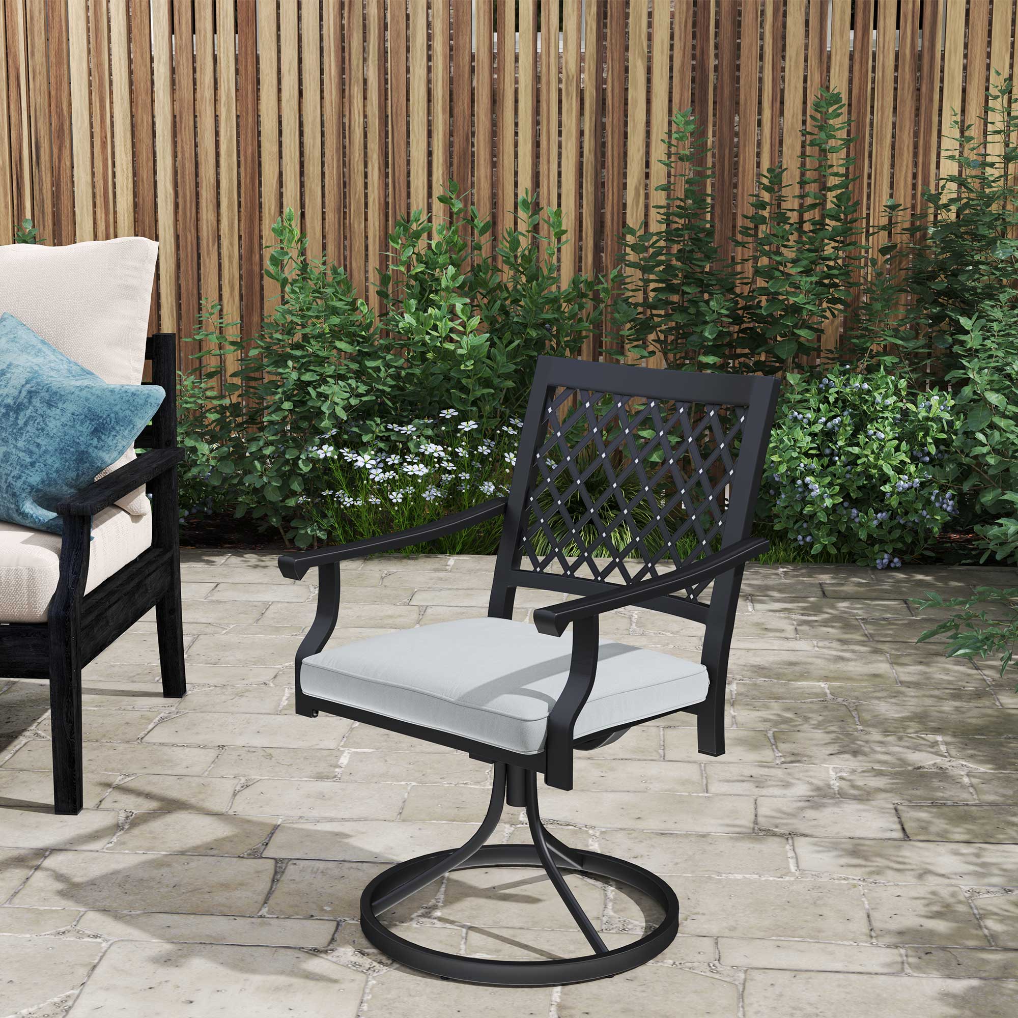 Rocker Chair Swivel Patio Chairs Set Of Outsunnny Swivel Patio