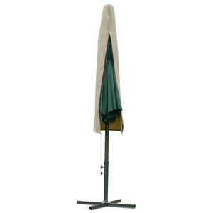 Patio Umbrella Cover, Outdoor Garden Parasol Cover with Zipper for 6.6-13FT Parasol, Khaki