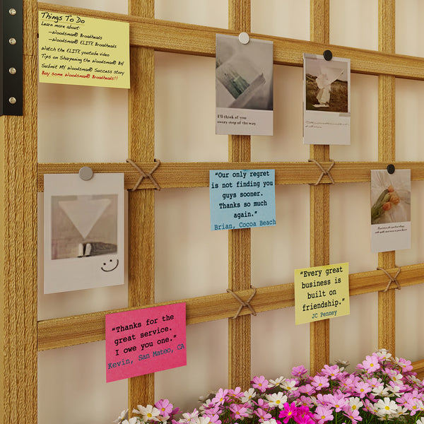 Wooden Raised Planter with Trellis, Raised Bed for Garden with Lattice and Drainage Holes for Climbing Plants, Outdoor Elevated Planter Box for Vegetables Flowers Herbs, 90 x 30 x 180 cm