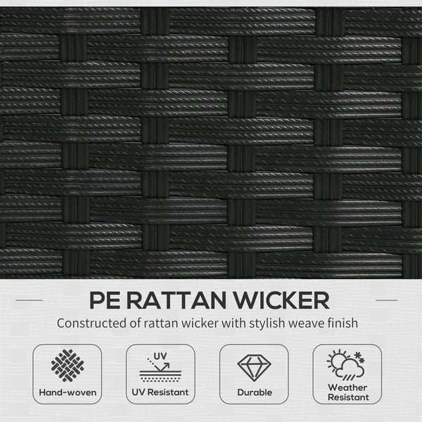Wicker Patio Furniture, Outdoor PE Rattan Sofa Set with Retractable Canopy Pergola, Shade Shelter for Deck, Pool, Garden, Terrace, Grey