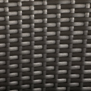 Patio Wicker Adirondack Chair, PE Rattan Outdoor Muskoka Chair, Fire Pit Chair with Cushions for Patio, Garden, Backyard, Poolside, Balcony, Deck, Grey