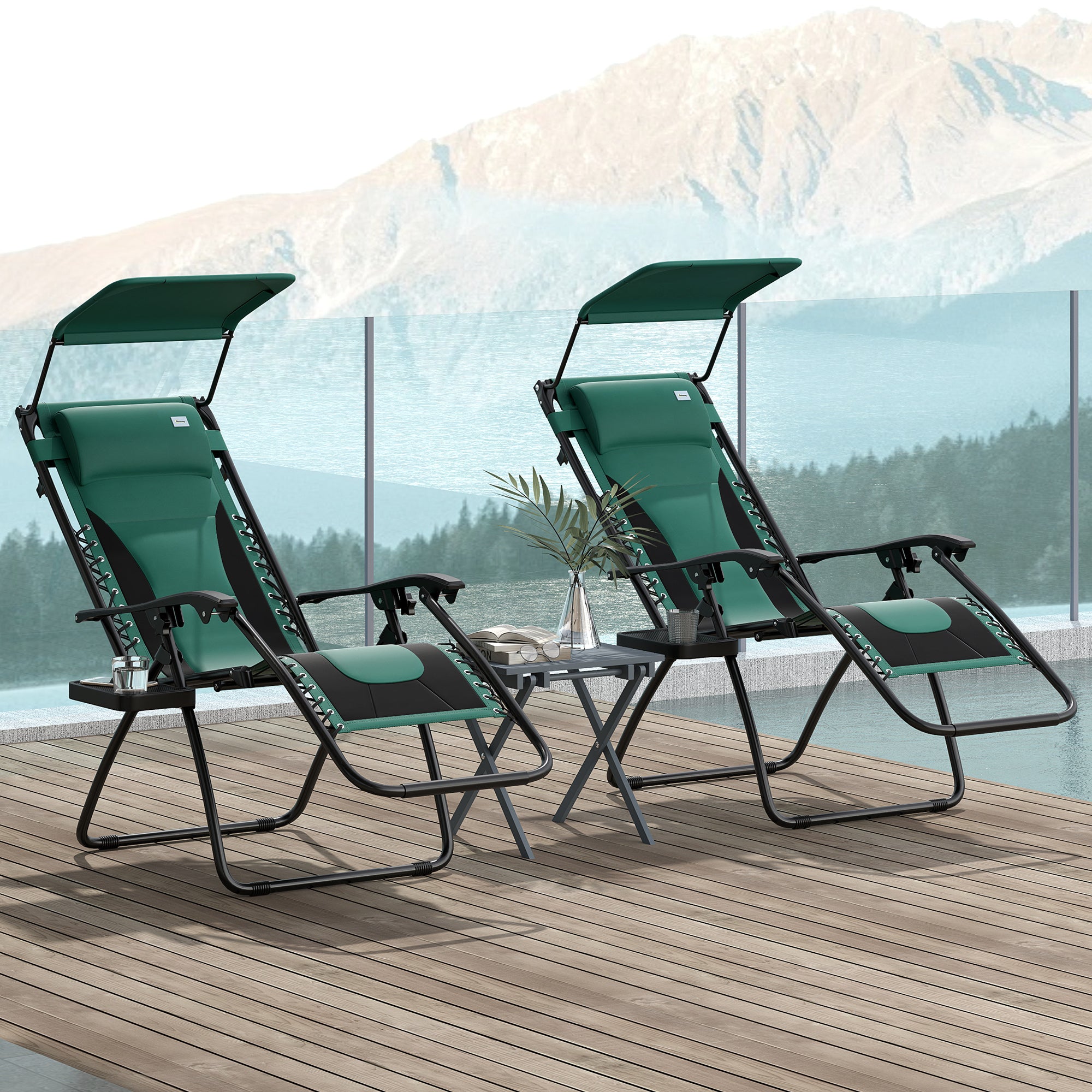 Reclining Chair Set Of Gravity Loungers Turquoise Zero Gravity
