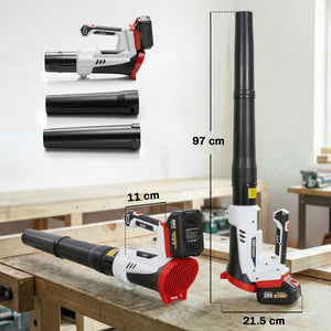 Leaf Blower Cordless with 4000mAh Battery & Charger, 18V Lightweight Handheld Garden Blower with 6 Speed Levels, 23000 RPM, 149 km/h for Leaves, Snow, Dust, Debris Removal, Car Cleaning