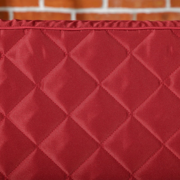 3 Person Porch Swing Bed, Outdoor Patio Swing Chair Bench Hammock with Adjustable Canopy, Cushions, Pillows for Porch and Backyard, Red