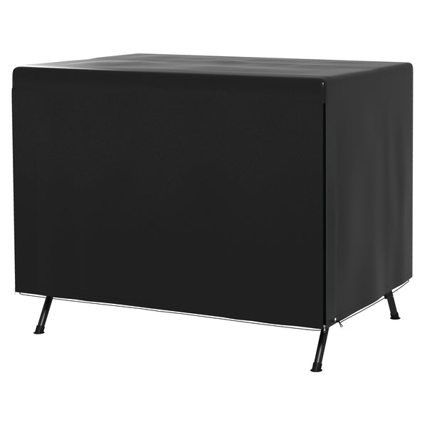 3-Seater Patio Swing Cover, Outdoor Garden Furniture Protection, Hammock Glider Cover, Waterproof Dustproof Windproof, 85" x 61" x 59", Black