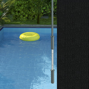 6'W x 6'H Roller Shades, Outdoor Blinds Cordless Roll Up Shade for Porch Balcony Gazebo, Black