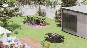 13' x 10' x 6.5' Large Walk-In Tunnel Green House with Upgraded Galvanized Steel Frame, Green