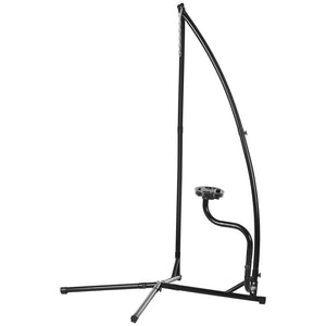 Hammock Chair Stand Only Construction Heavy Duty Metal C-Stand for Hanging Hammock Chair Porch Swing Indoor or Outdoor Use