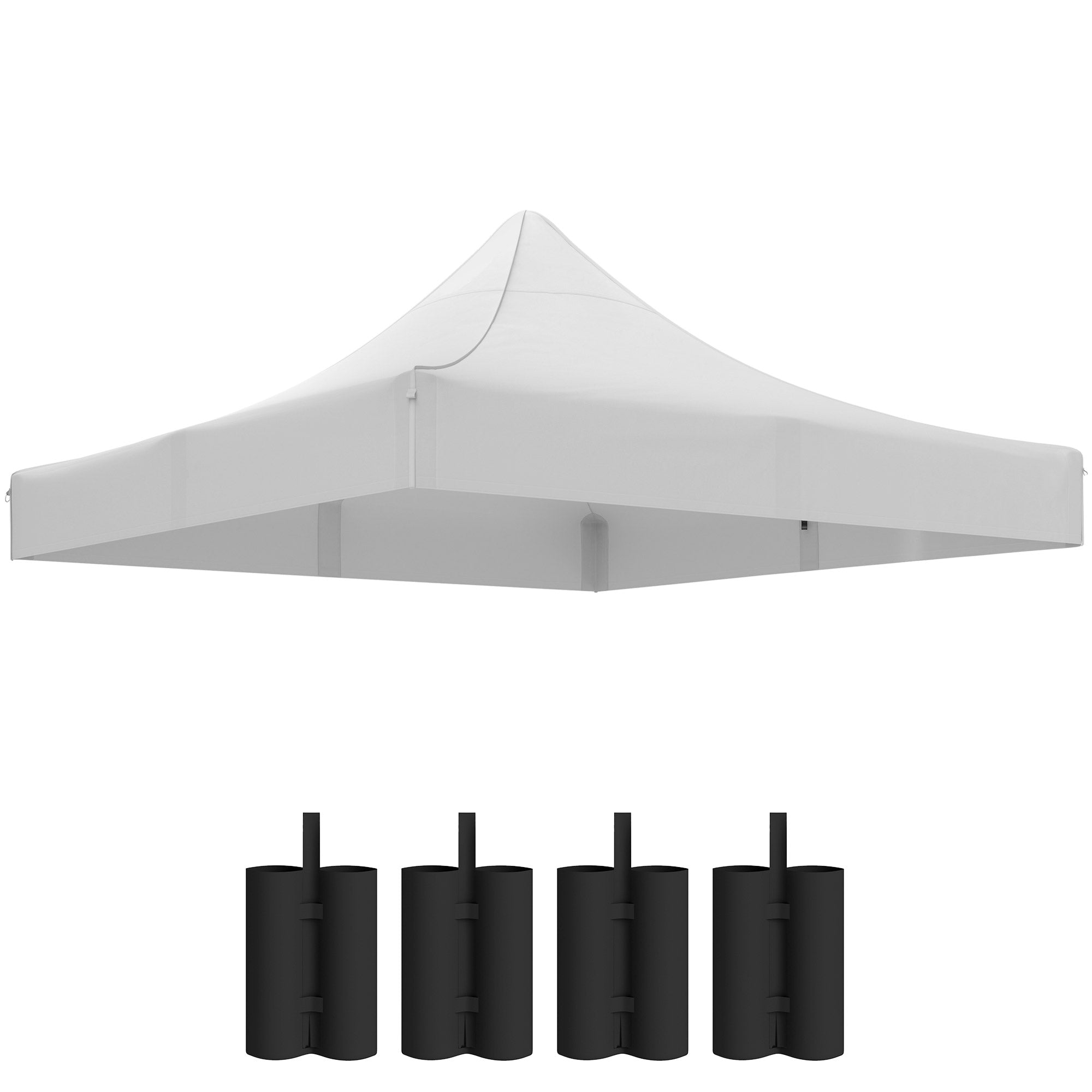 Shade Replacement Canopy Tent Tops Outsunnny 10' X 10' Gazebo