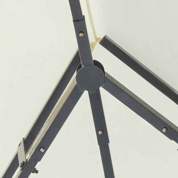 4m x 3(m)Garden Gazebo, Double Roof Outdoor Gazebo Canopy Shelter with Curtains, Solid Steel Frame for Lawn and Deck, Beige