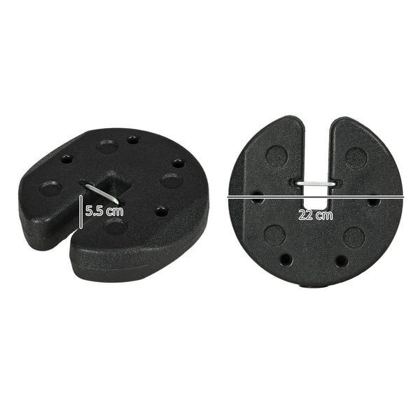 Gazebo Weights Set of 4, 12KG Weights for Gazebo Legs with Reinforce Pins and Carry Belt, for Gazebos Shelters Marquees Tents