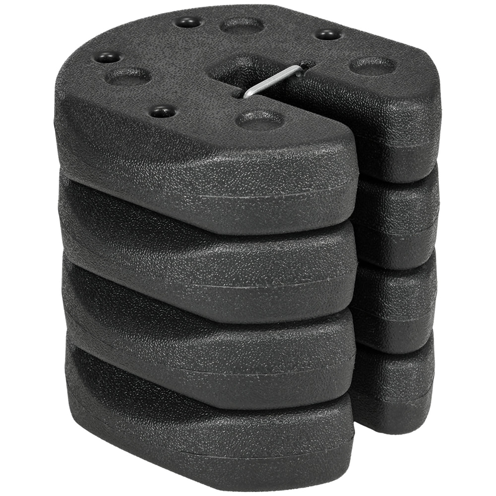 Gazebo Weights Set of 4, Total 12KG Weights for Gazebo Legs with Reinforce Pins and Carry Belt, for Gazebos Shelters Marquees Tents