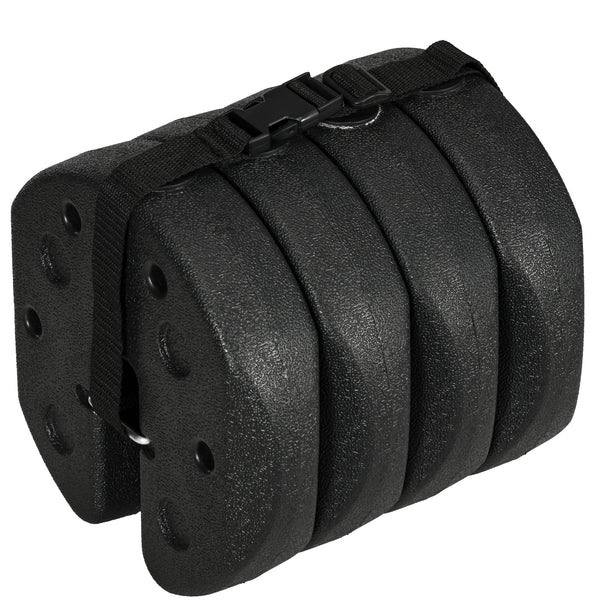 Gazebo Weights Set of 4, 12KG Weights for Gazebo Legs with Reinforce Pins and Carry Belt, for Gazebos Shelters Marquees Tents