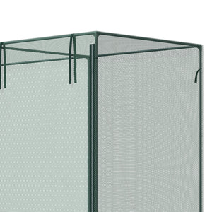 6' x 3' x 5' Crop Cage, Plant Protection Tent with Zippered Doors for Vegetable Garden, Backyard, Green
