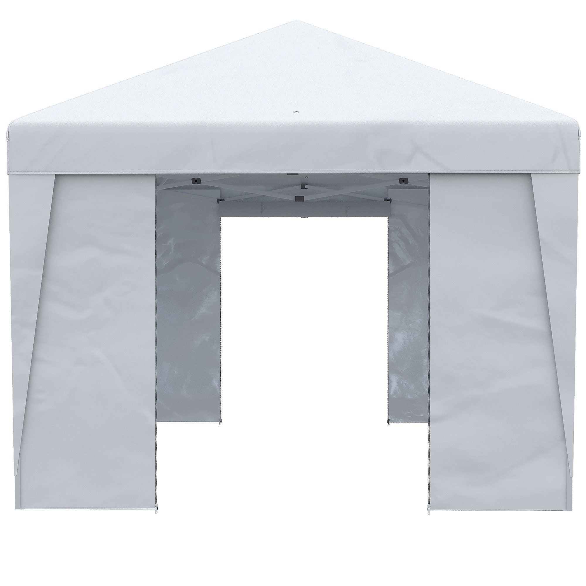 ひな Outsunny 20' x 10' Outdoor Party Tent Gazebo Wedding Canopy