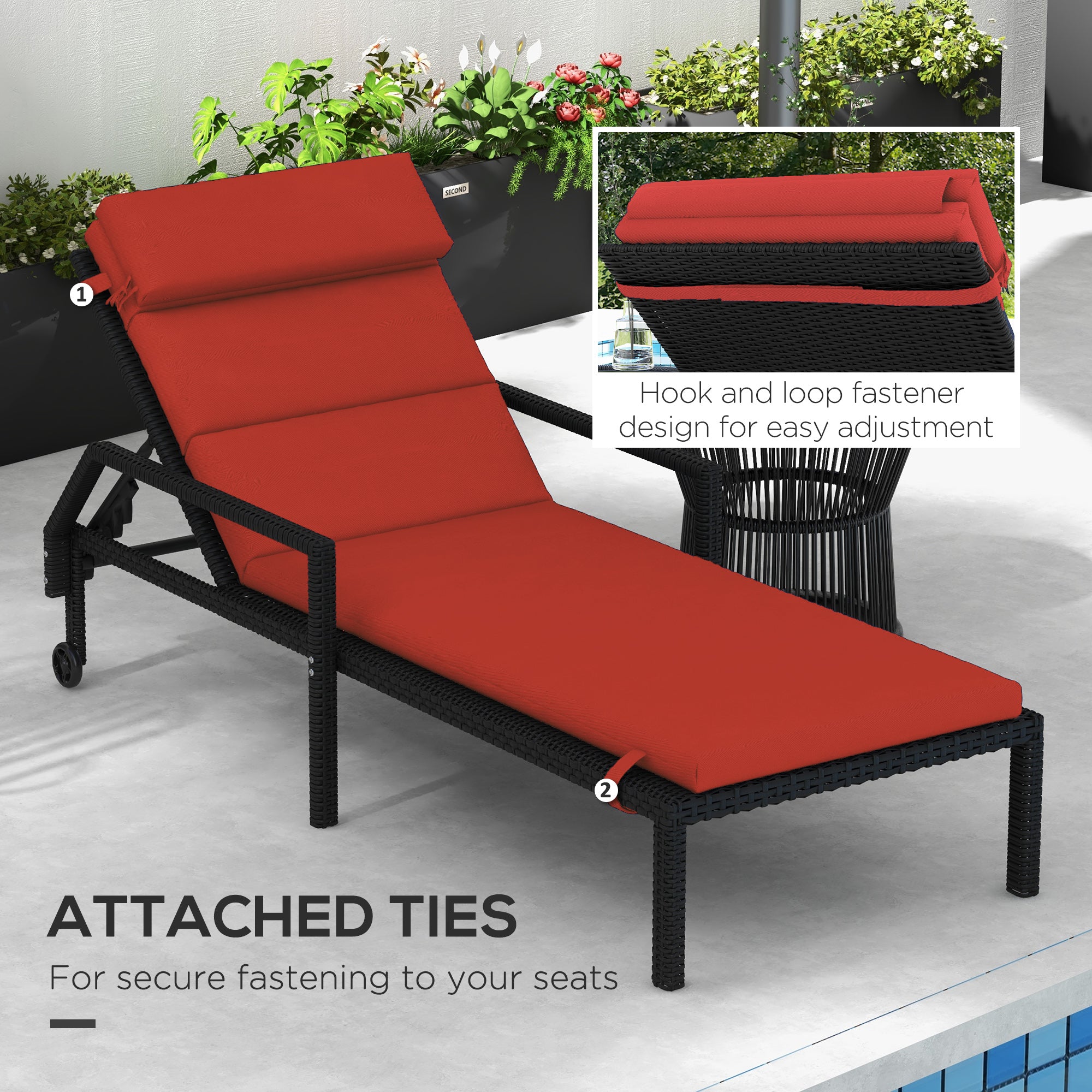 Ubuy Outdoor Chaise Lounge Chair Cushions On Sale Outdoor Lounge