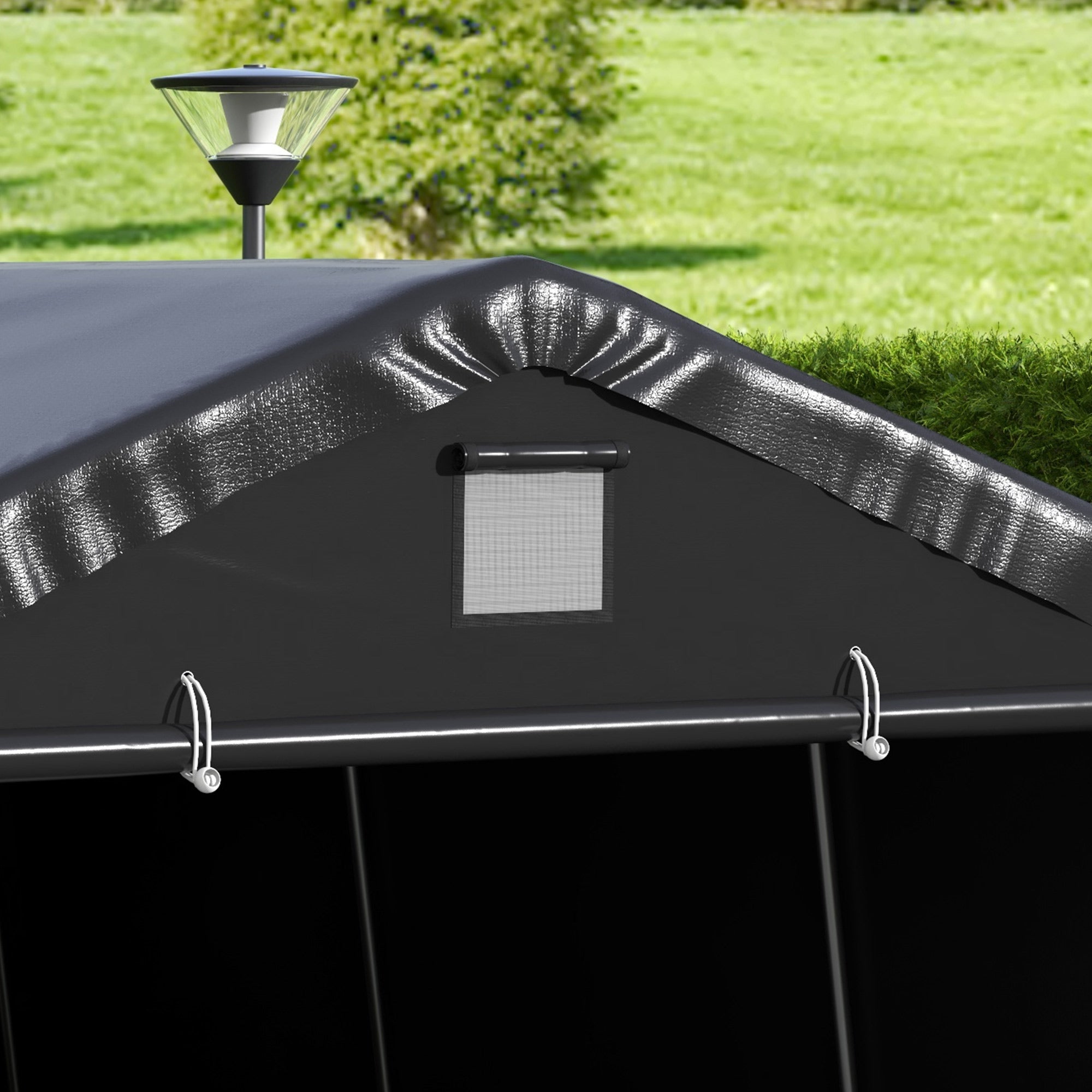 Outsunny 12' x 20' Portable Garage, Heavy Duty Carport