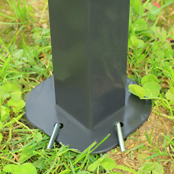 4m x 3(m)Garden Gazebo, Double Roof Outdoor Gazebo Canopy Shelter with Curtains, Solid Steel Frame for Lawn and Deck, Beige