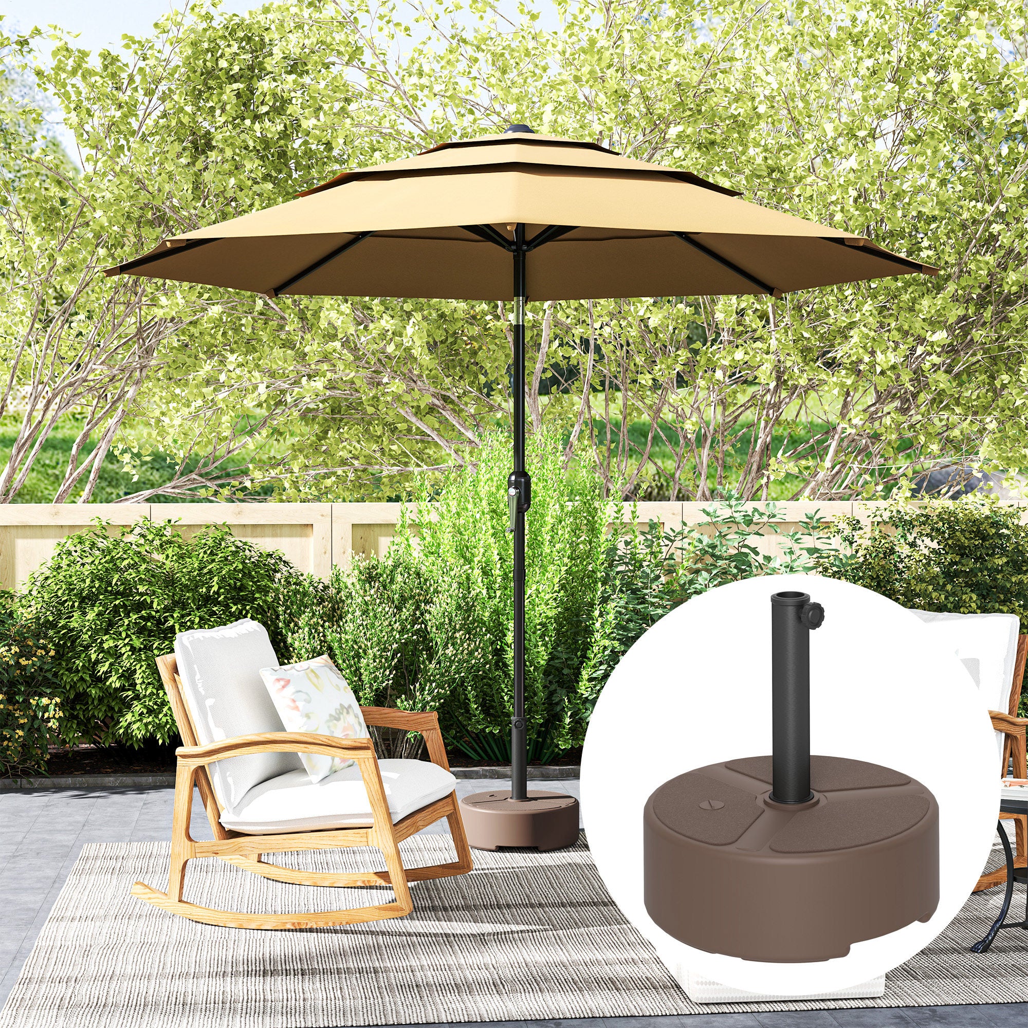 Outsunny Patio Umbrella Base