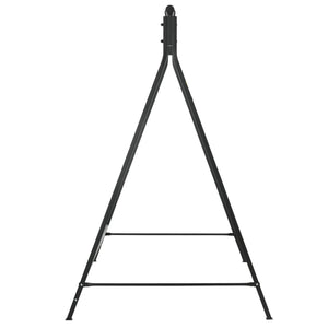 Outsunny Metal Porch Swing Stand, Heavy Duty Swing Frame, Hanging Chair Stand Only, 528 LBS Weight Capacity, for Backyard, Patio, Lawn, Playground, Black